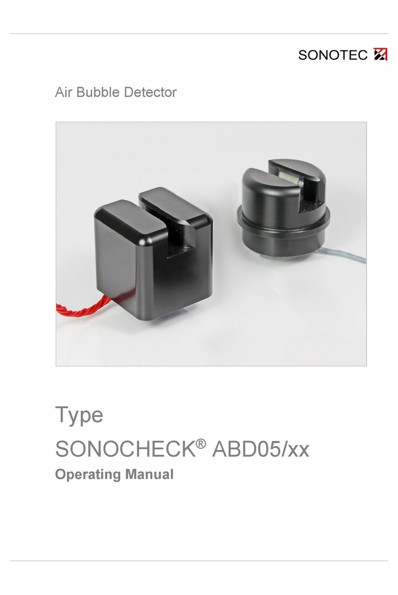 Sonotec SONOCHECK ABD05 Series operating manual Sonotec SONOCHECK ABD05 Series operating manual