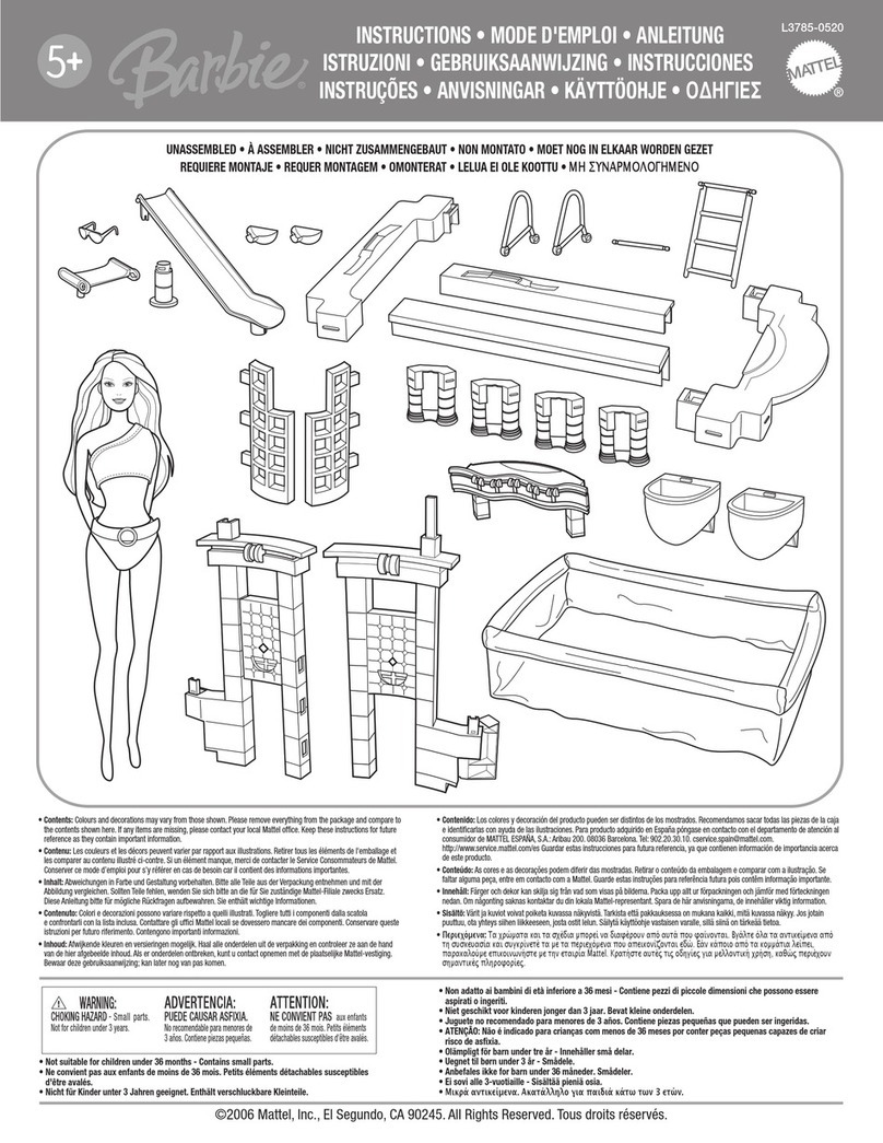 Mattel Barbie User manual