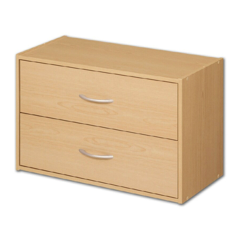 Emerson ClosetMaid Stackable 2 Drawer Organizer User manual