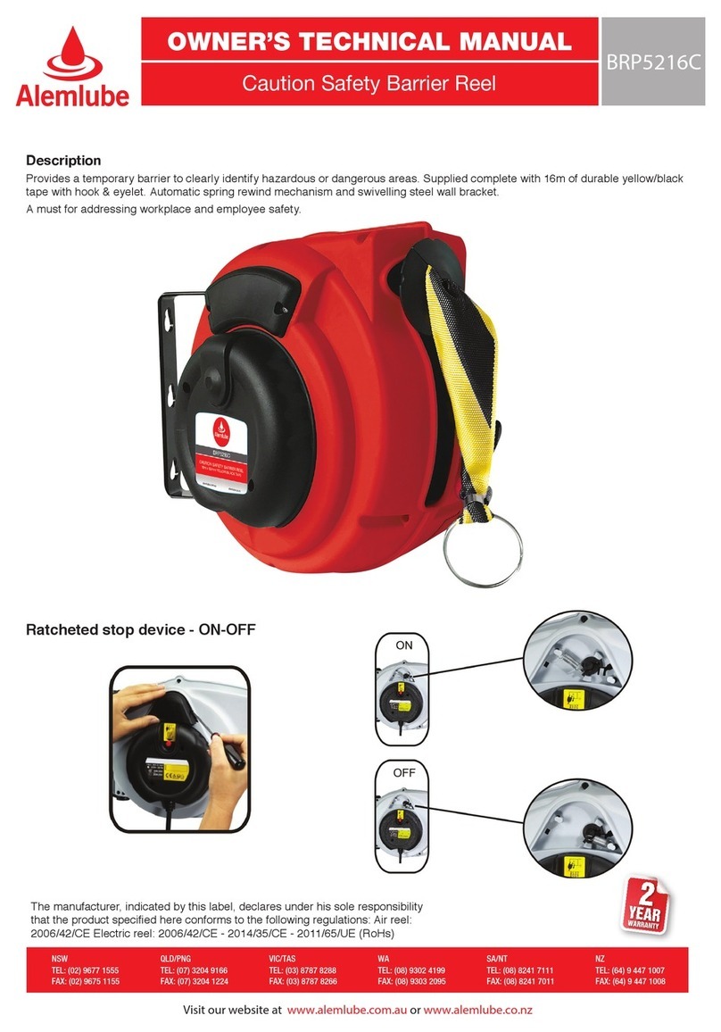 Alemlube BRP5216C Owner technical manual
