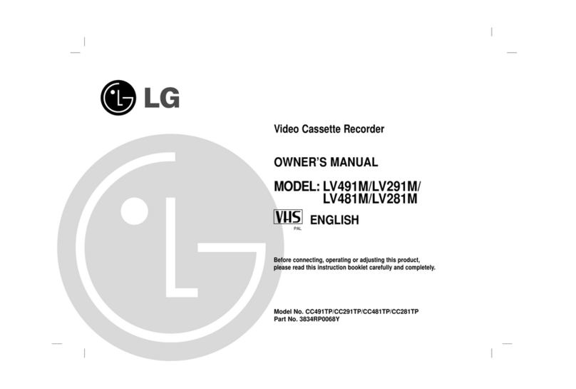 LG LV491M User manual