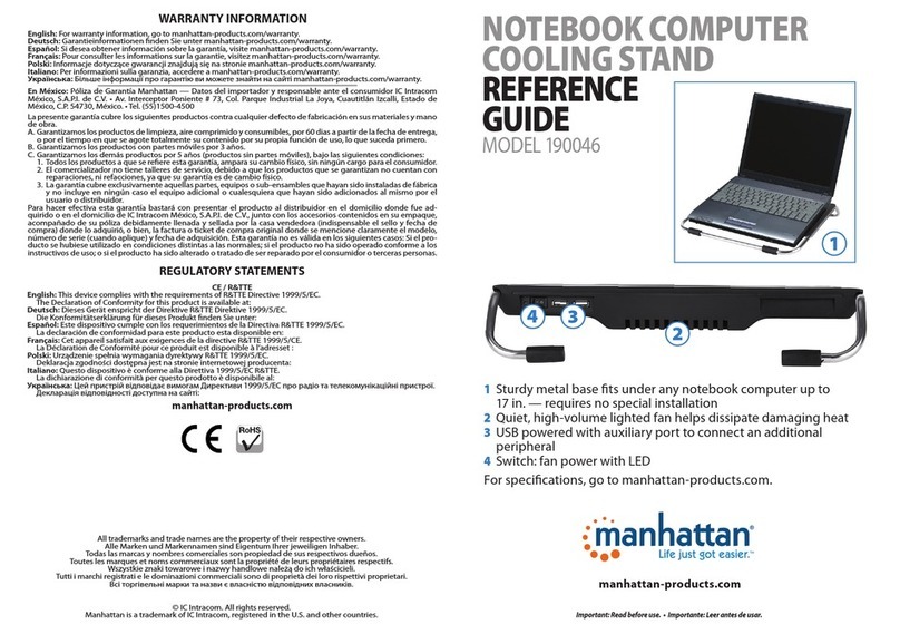 Manhattan 190046 User manual