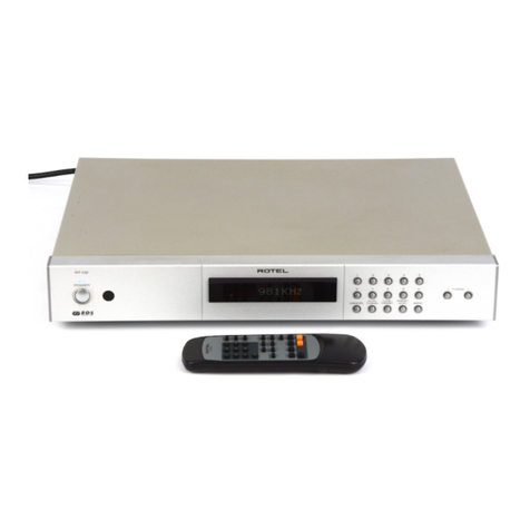 Rotel RT-02 User manual