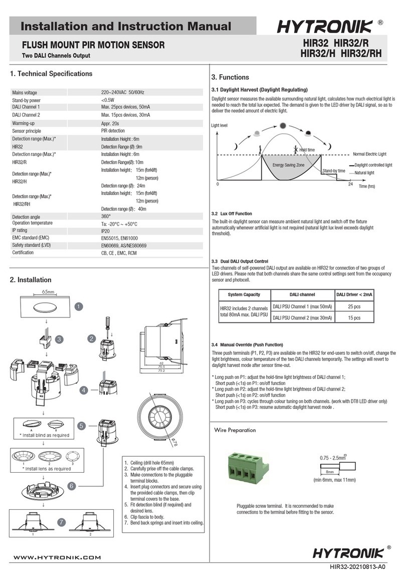 Hytronik HIR32 Quick guide