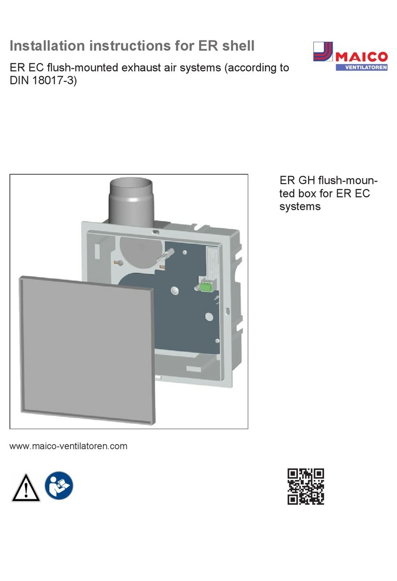 Maico ER shell installation instructions