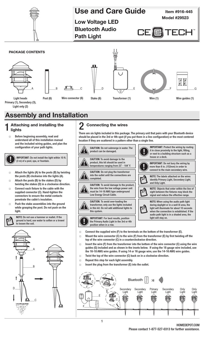 HOMEDEPOT 29523 Use and care guide