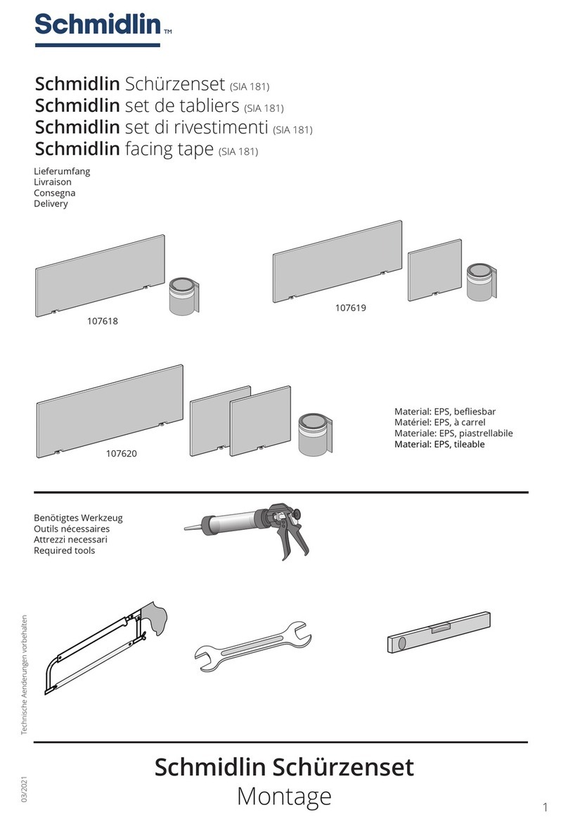 Schmidlin SIA 181 instruction manual