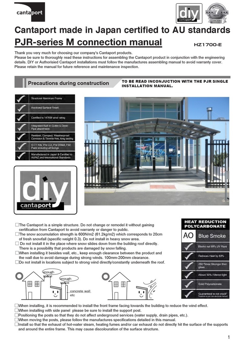 cantaport PJR Series User manual