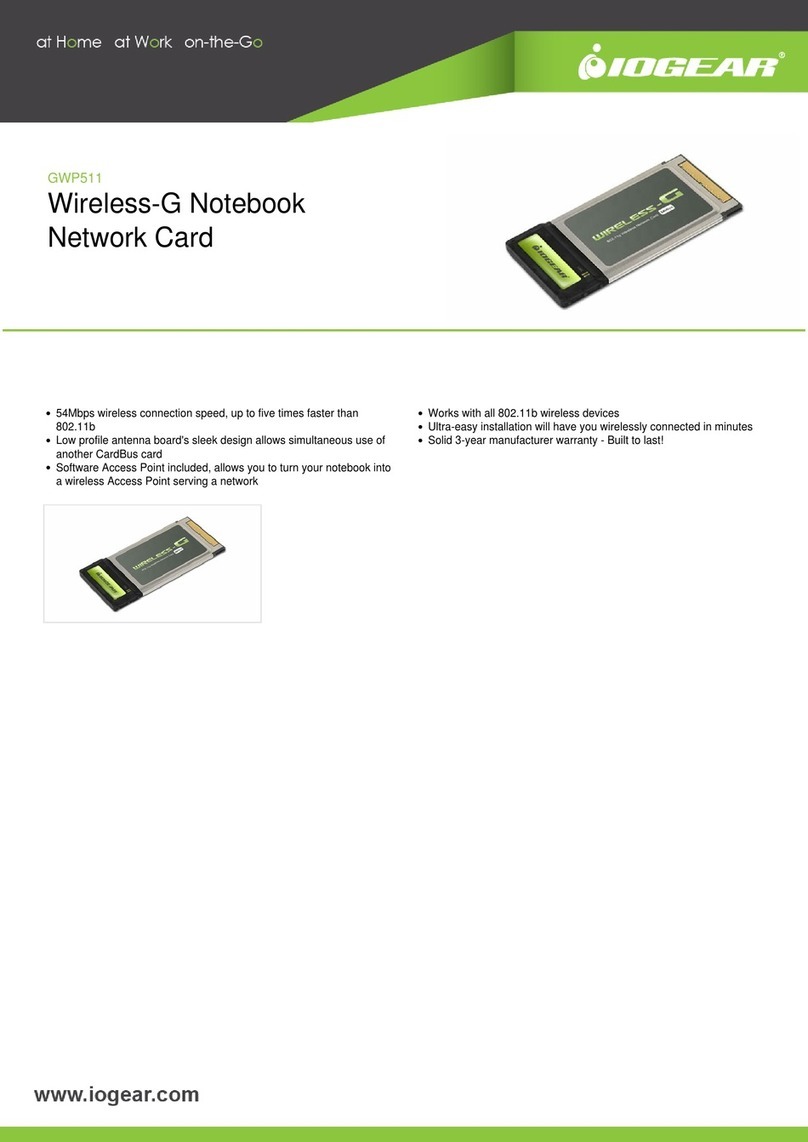 IOGear GWP511 User manual