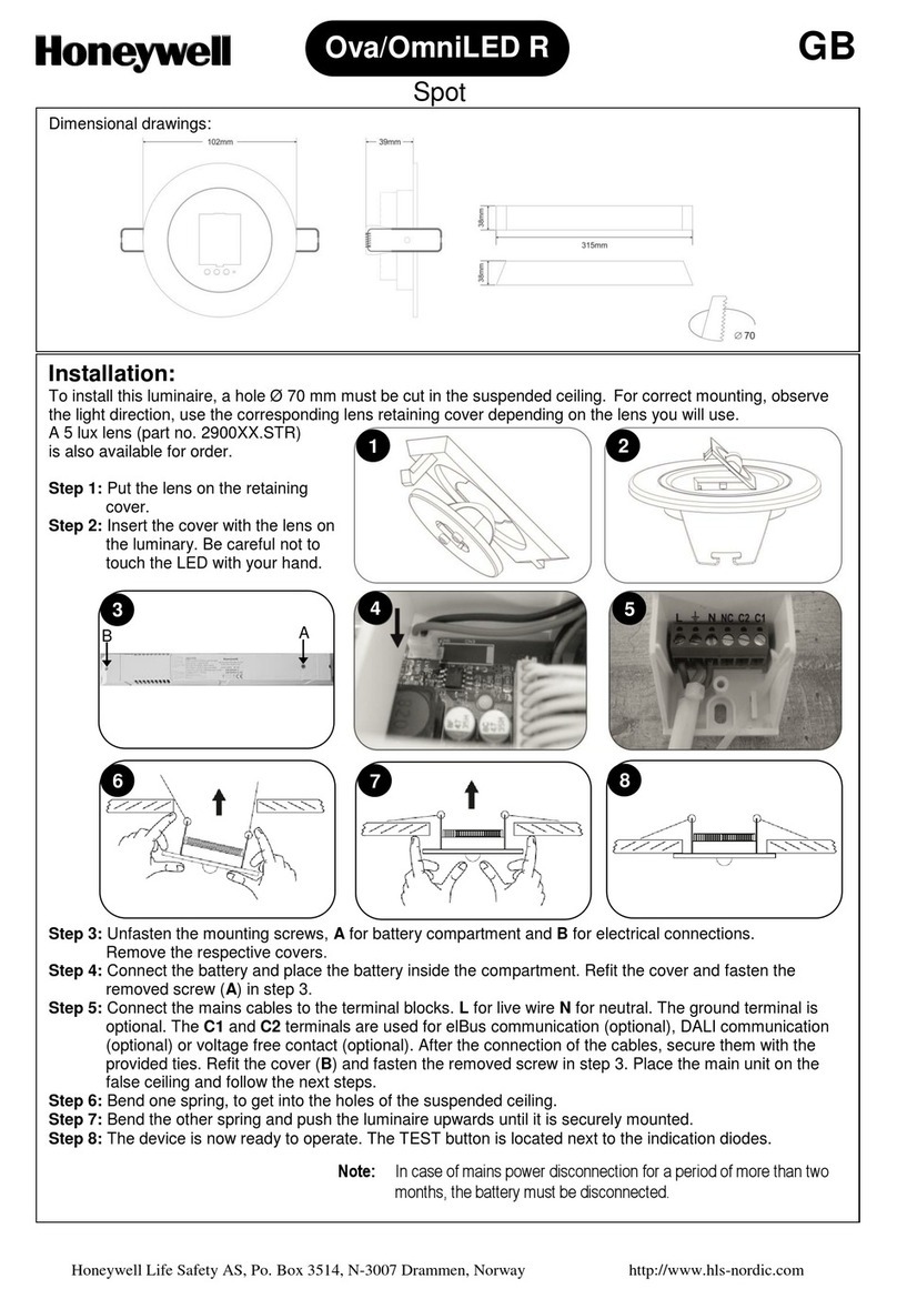 Honeywell Ova/OmniLED R User manual