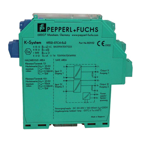 Pepperl+Fuchs KFD2-STC4-Ex Series Safety manual