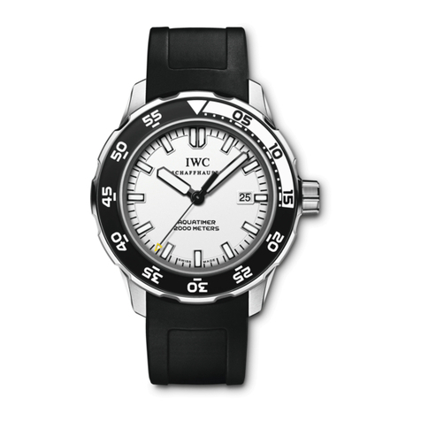 iwc AQUATIMER AUTOMATIC 2000 operating instructions