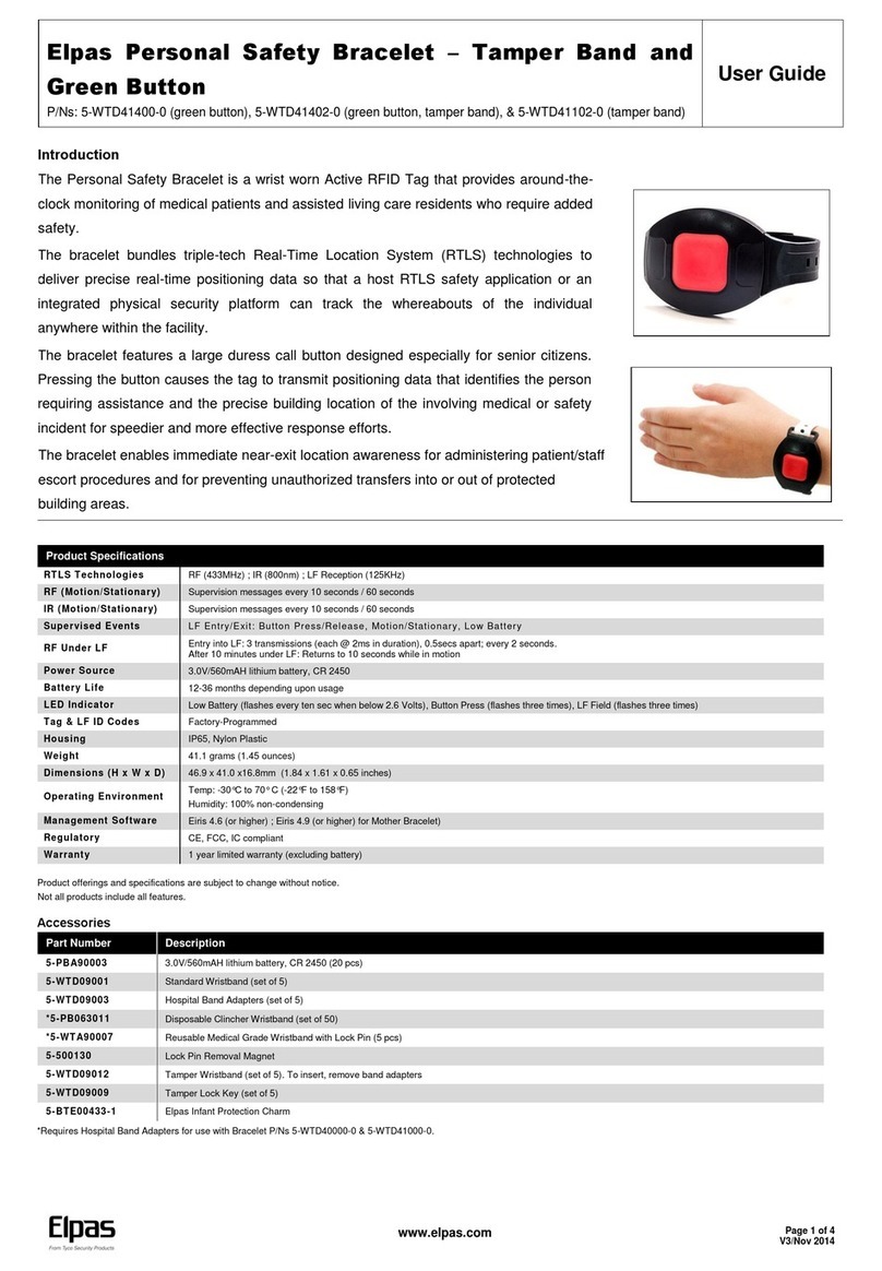 Elpas 5-WTD41400-0 user guide
