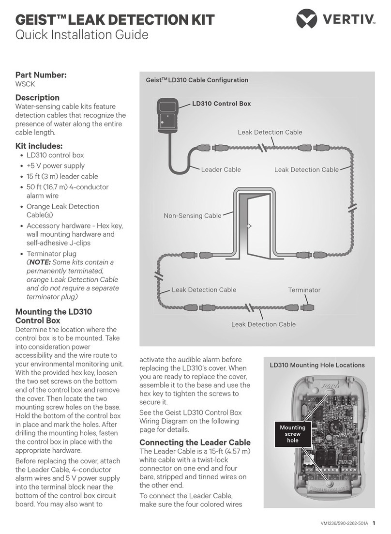 Vertiv GEIST WSCK Quick installation guide