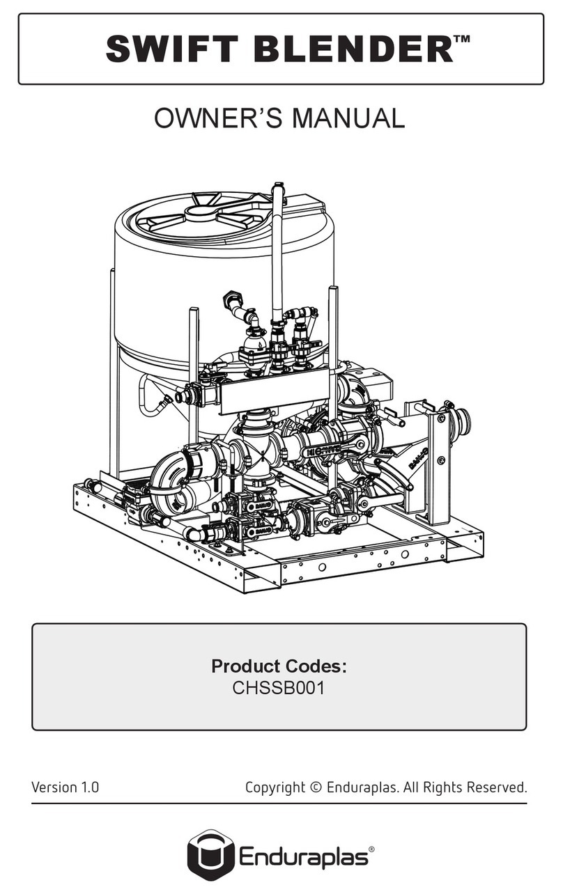 Enduraplas SWIFT BLENDER owner's manual