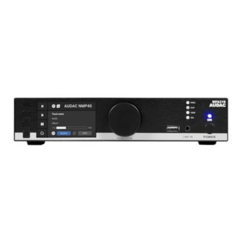 AUDAC WaveDynamics ANI Series User manual