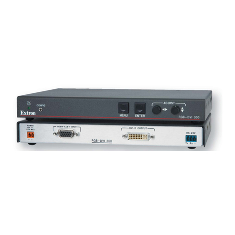 Extron electronics RGB to DVI Scaler RGB-DVI 300 User manual