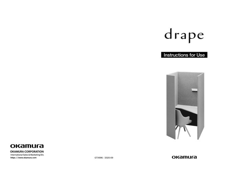 Okamura drape Instructions for use Okamura drape Instructions for use