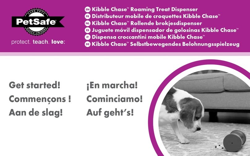 Petsafe Kibble Chase quick start guide