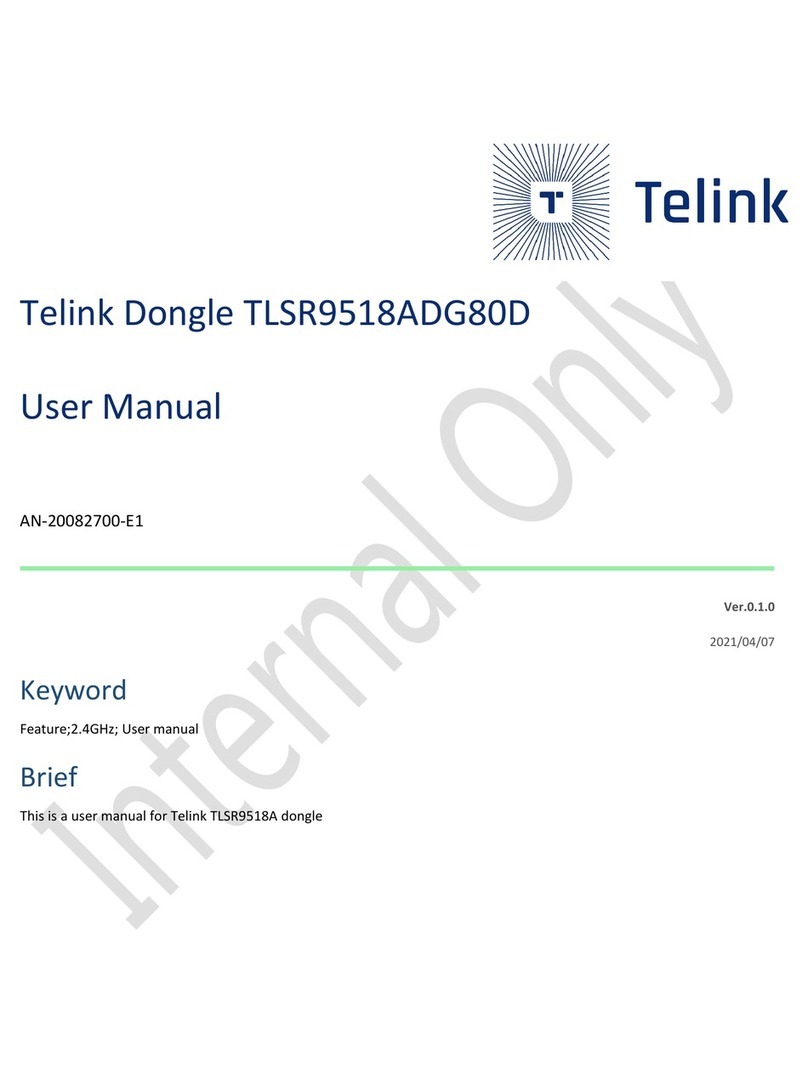 TELink Dongle TLSR9518ADG80D user manual