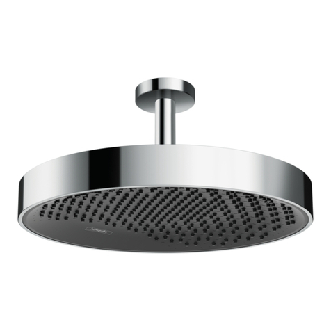 Hans Grohe Rainfinity Digital 360 1jet 25031 Series Manual Hans Grohe Rainfinity Digital 360 1jet 25031 Series Manual