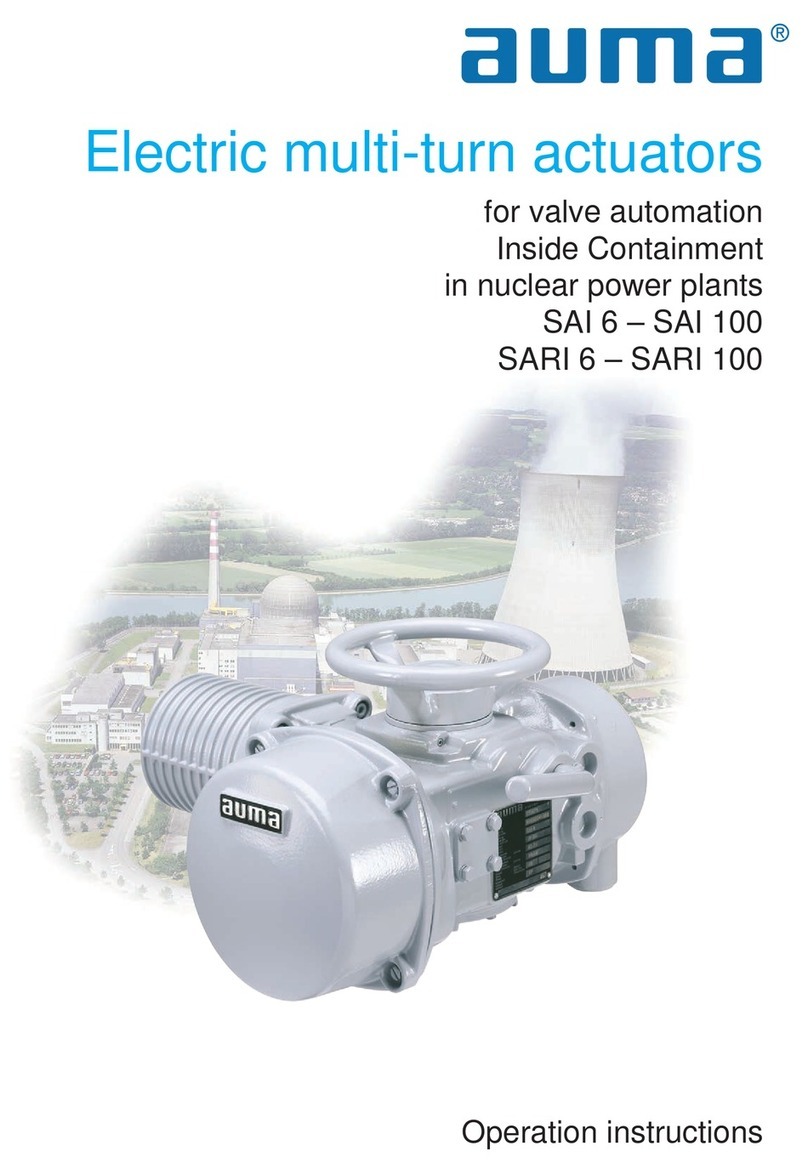 AUMA SAI 6 User manual