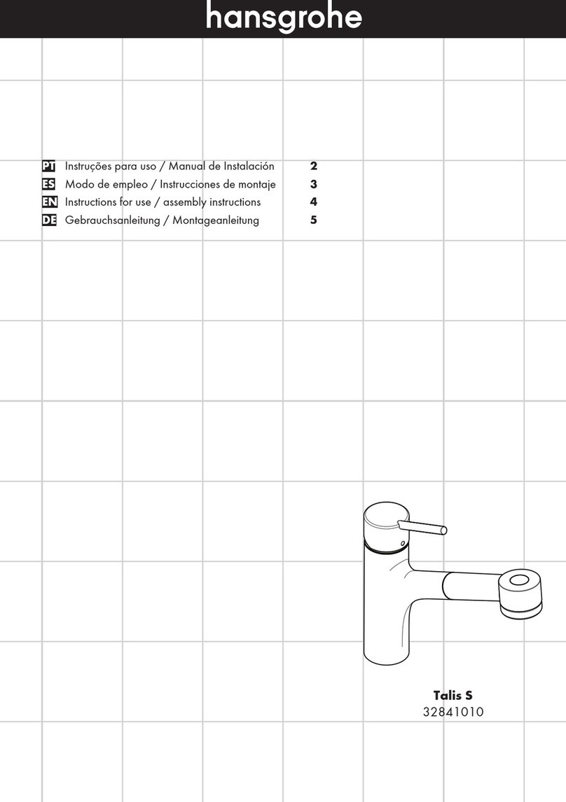 Hans Grohe Talis S 32841010 Instructions for use/assembly instructions