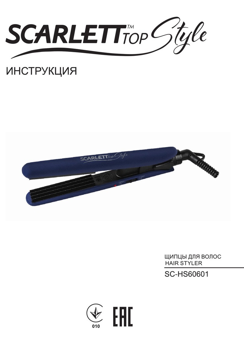 Scarlett TopStyle SC-HS60601 User manual