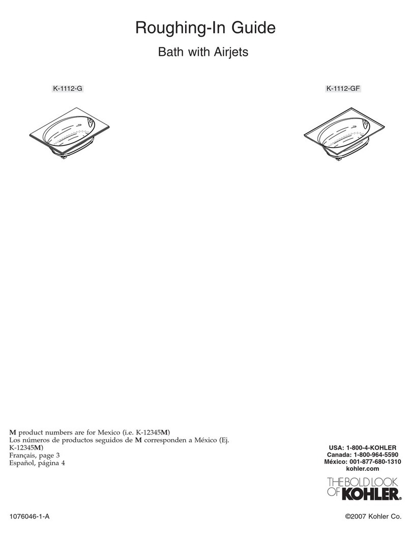Kohler Windward K-1112-G Quick start guide Kohler Windward K-1112-G Quick start guide
