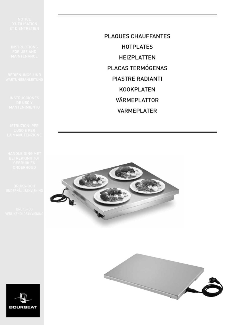 Bourgeat 870904 Instructions for use and maintenance
