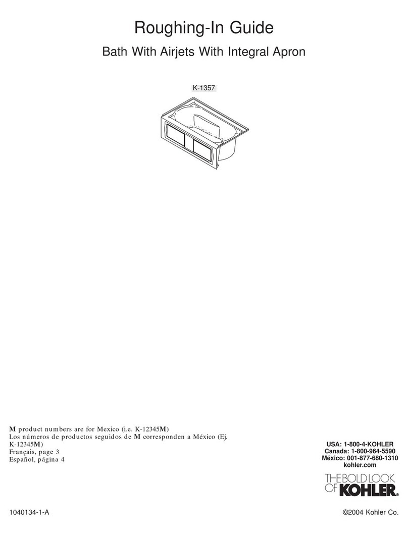 Kohler K-1357 Quick start guide Kohler K-1357 Quick start guide