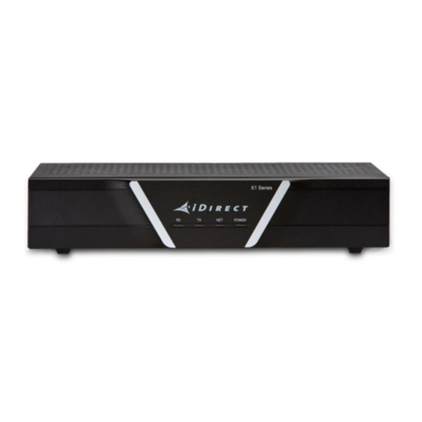 iDirect X1 Series Installation, Support, and Maintenance Guide