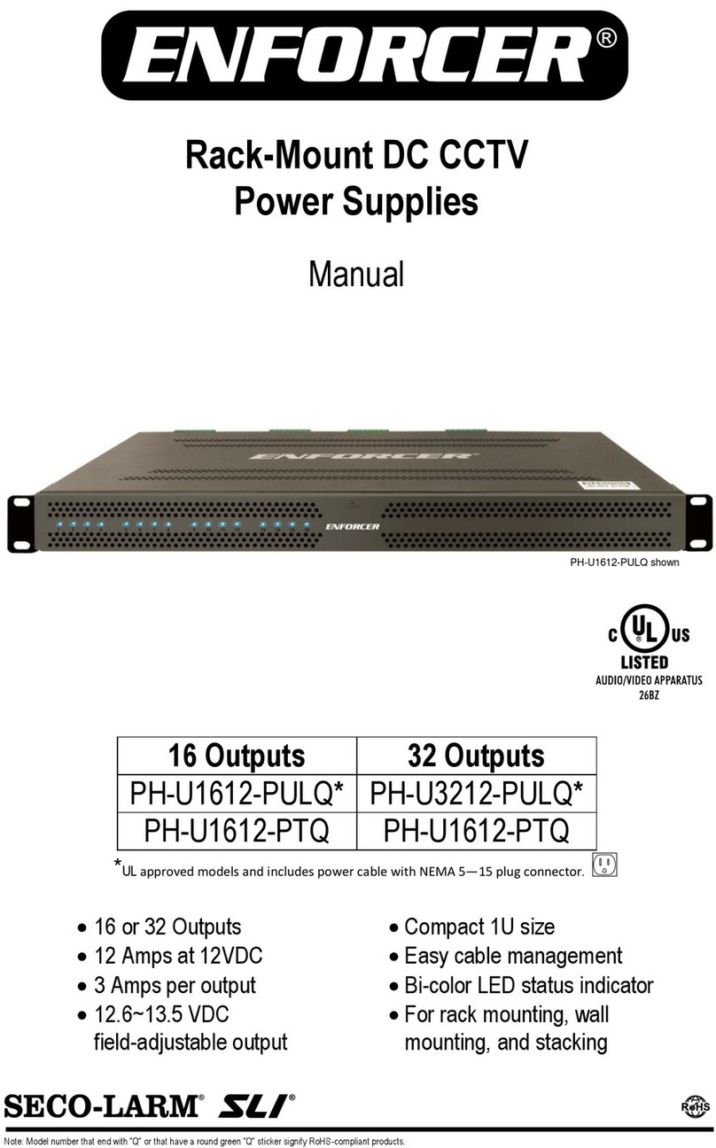 SECO-LARM ENFORCER PH-U1612-PULQ manual