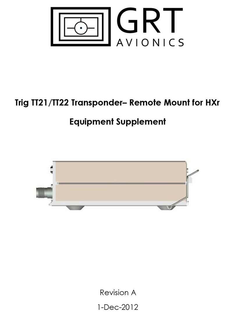 GRT Avionics Trig TT21 Owner's manual
