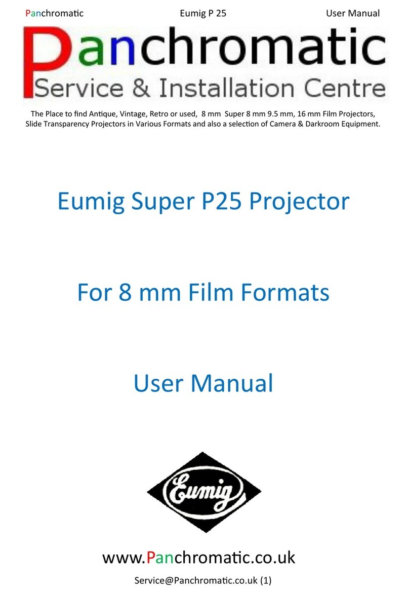 Panchromatic Eumig Super P25 user manual