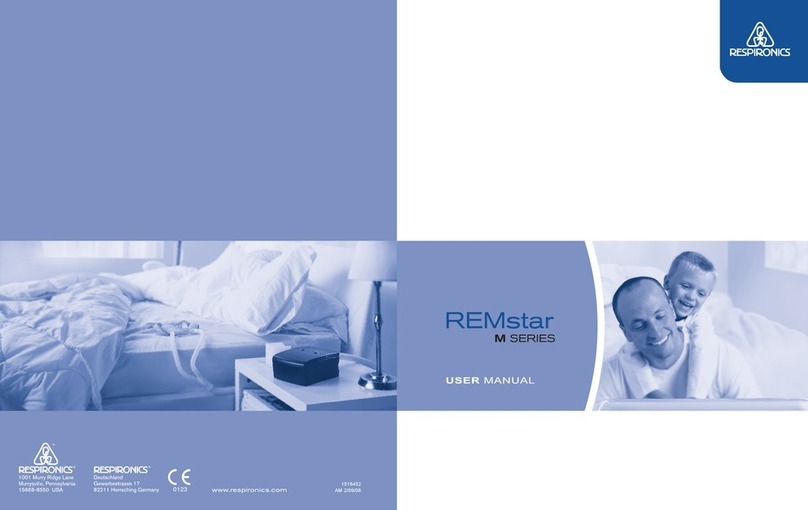 Respironics REMstar M Series User manual