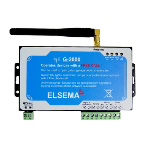 Elsema G-2000 User manual