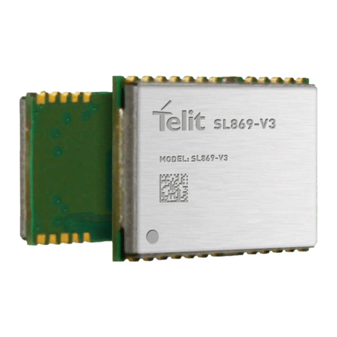 Telit Wireless Solutions SL869-V3 EVK Product user guide