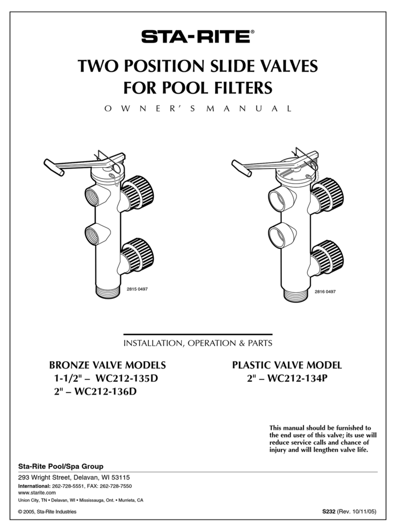 STA-RITE WC212-135D User manual