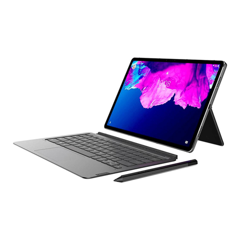 Lenovo Tab P11 Pro Safety, warranty & quick start guide