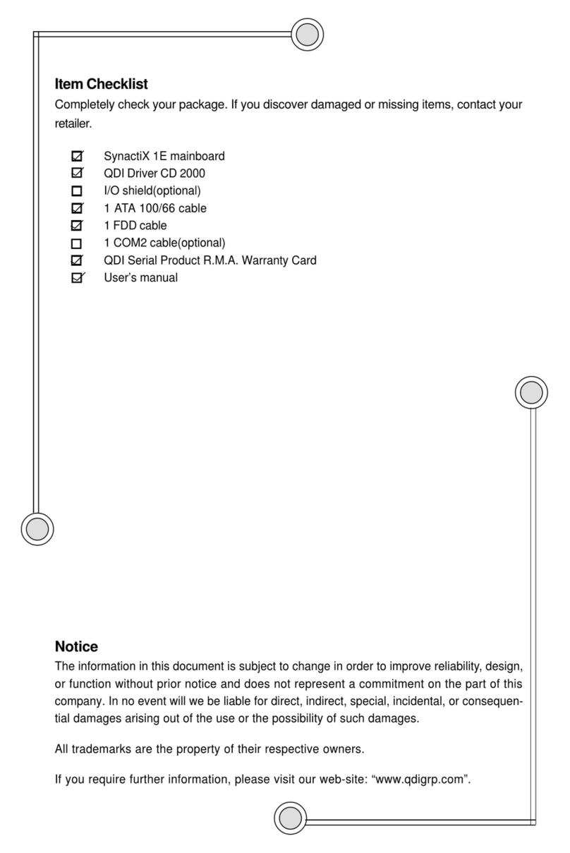 QDI SynactiX 1E manual