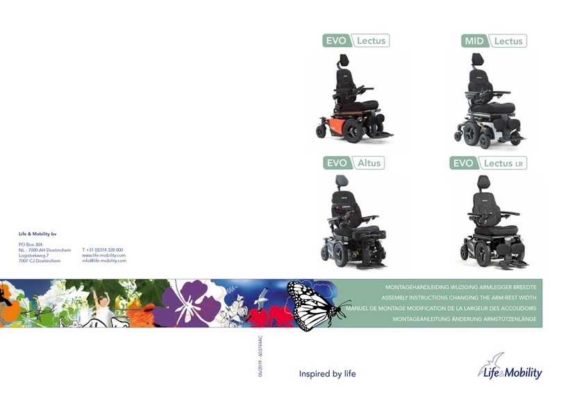 Life & Mobility EVO Lectus User manual
