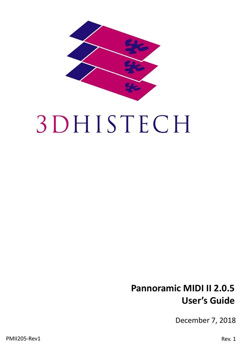 3D Histech Pannoramic MIDI II 2.0.5 user guide