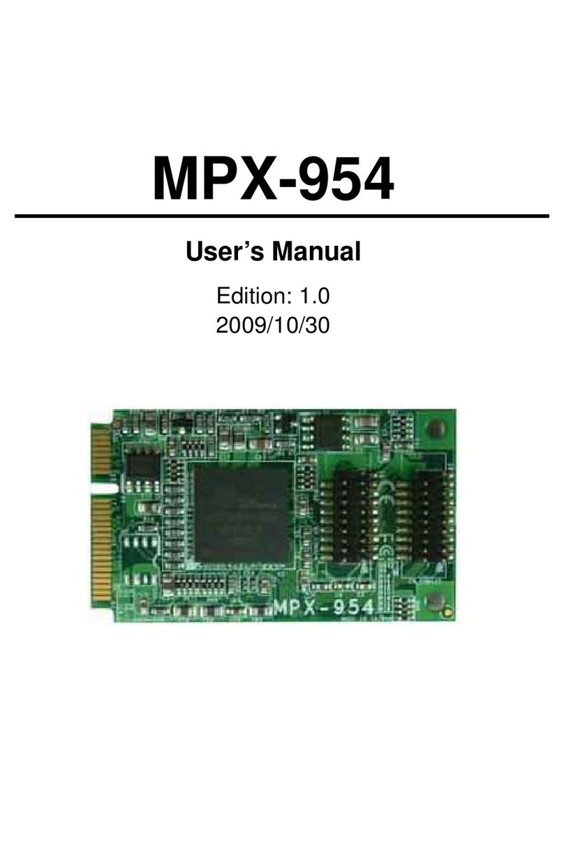 Commell MPX-954 User manual