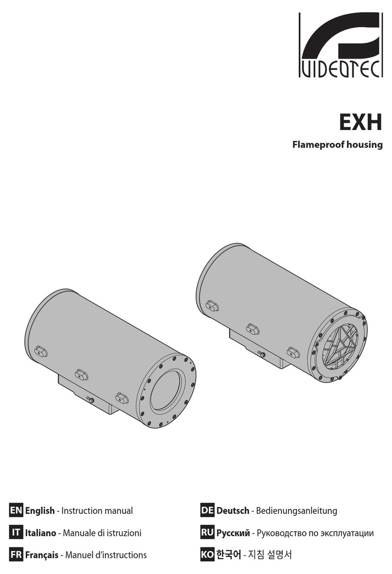 Videotec EXH User manual
