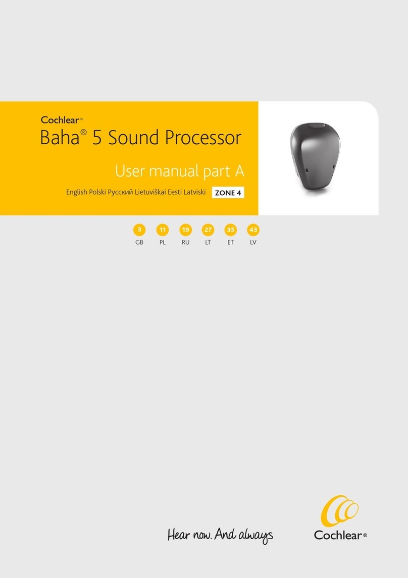 Cochlear Baha 5 SuperPower User manual