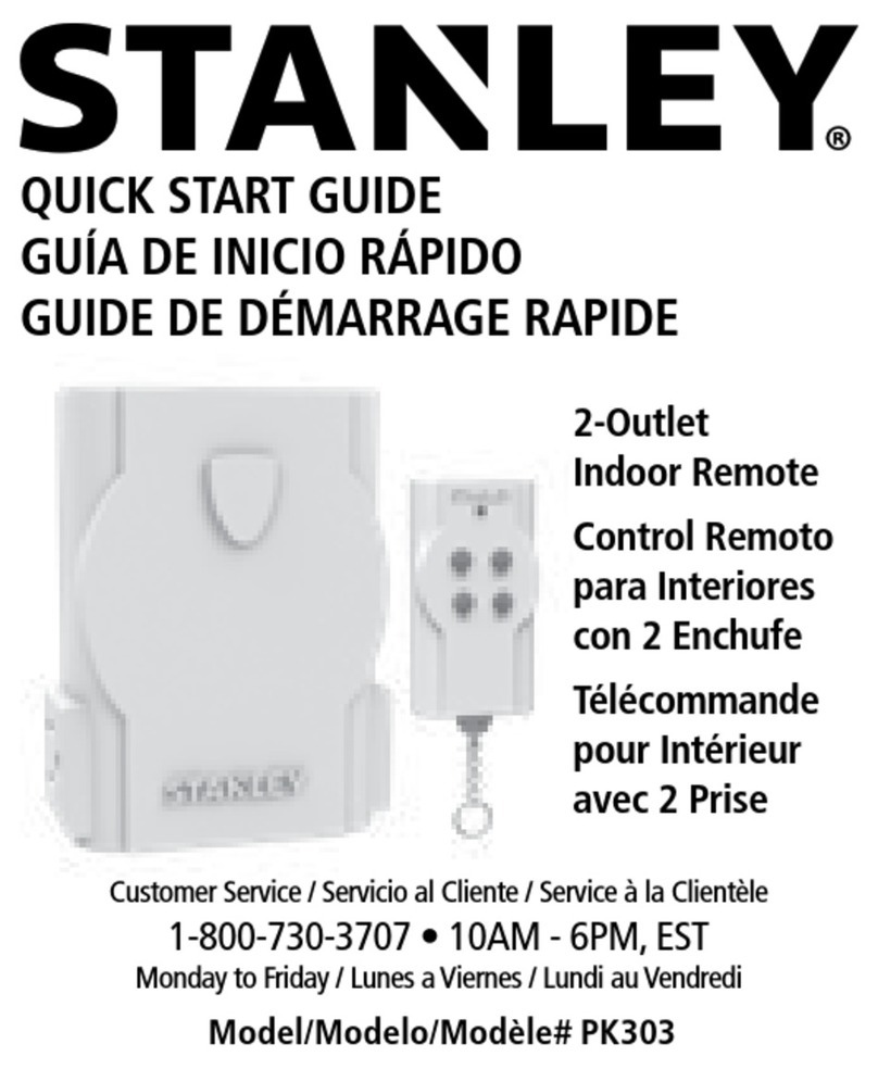 Stanley PK303 User manual