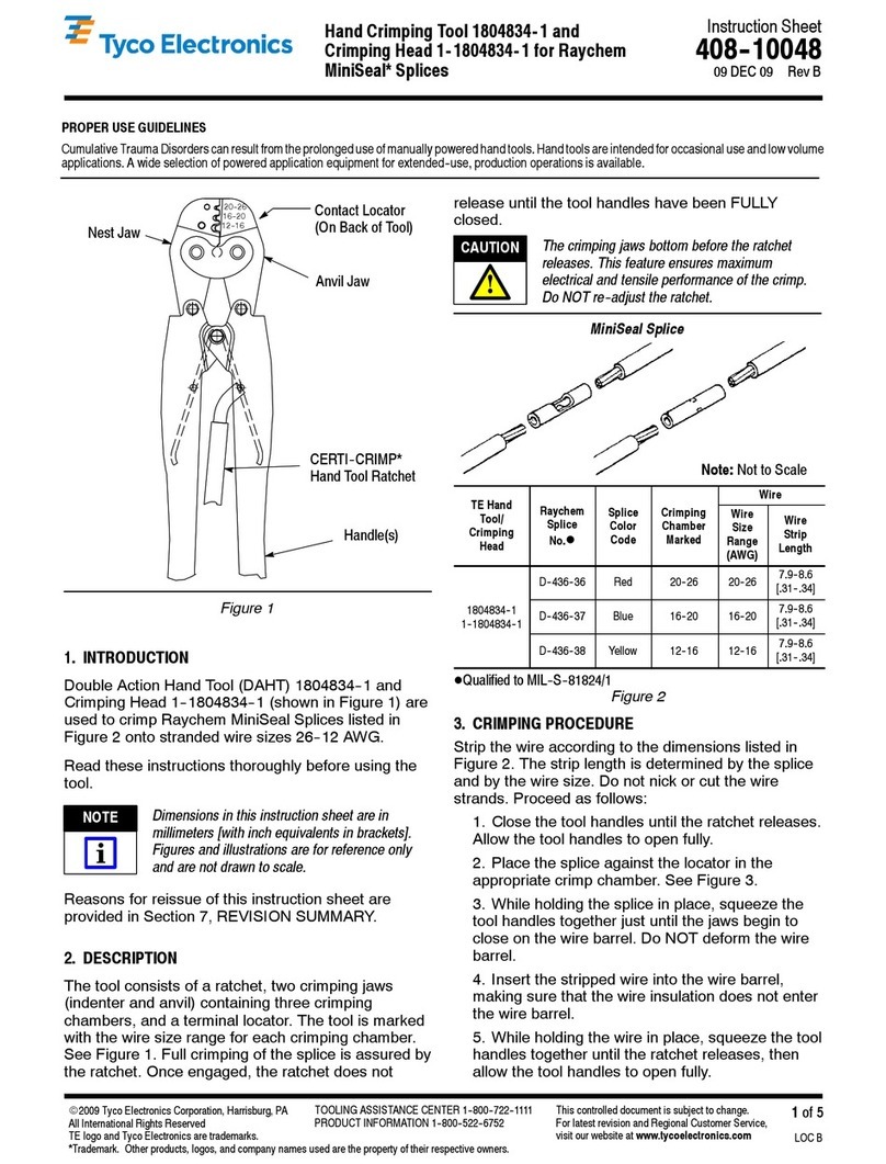 Tyco Electronics 1804834-1 User manual