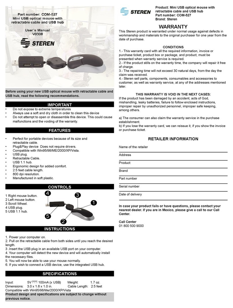 Steren COM-527 User manual