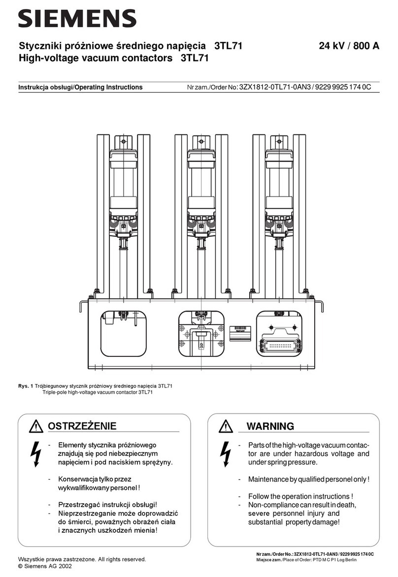 Siemens 3TL71 User manual